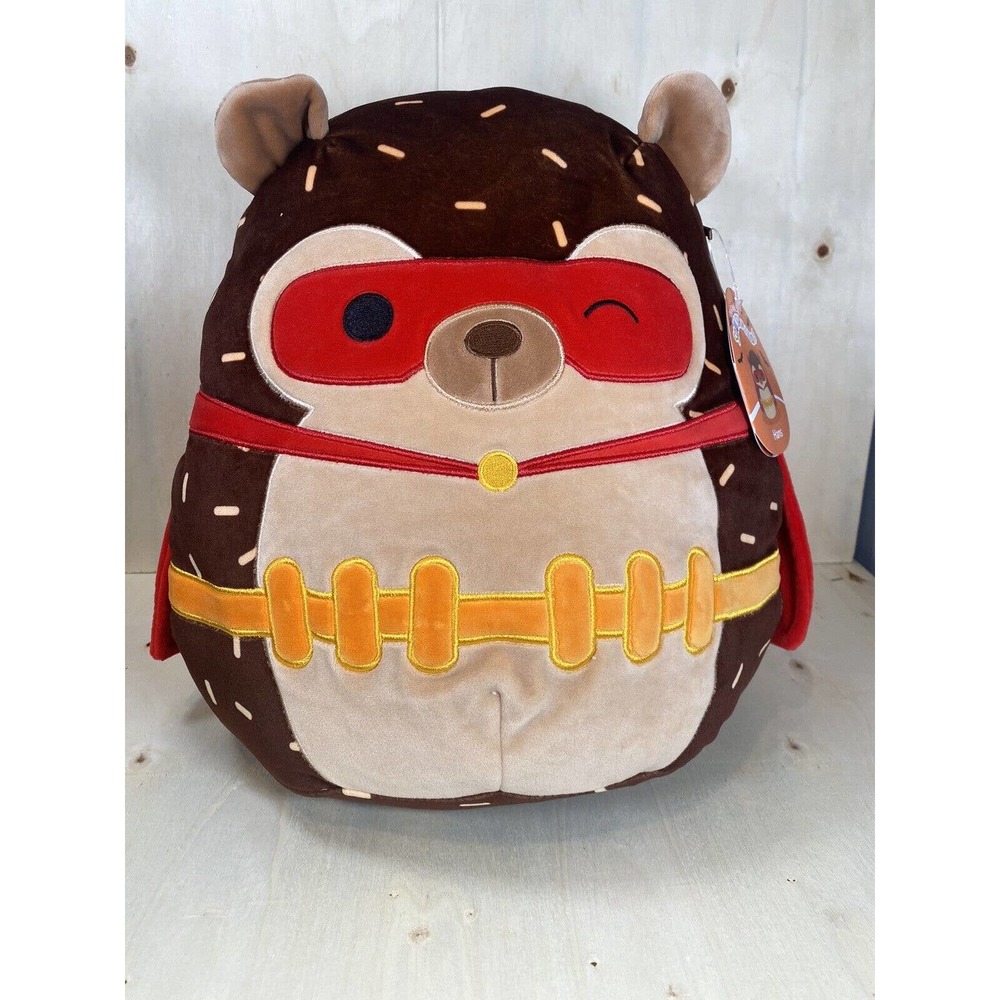 Squishmallows 12 inch Hans Hedgehog Red Cape/Mask NEW HALLOWEENβ 2023 Kellytoy